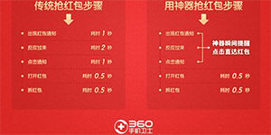 360手机卫士抢红包360手机卫士将上线红包助手功能