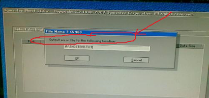 dell win7系统重装 提示output error file to---错误的排查方案