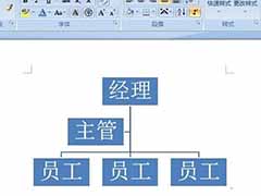 word2007创建组织结构图的方法