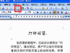word进行打印预览的方法