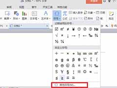 word特殊字符的键入方法