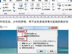 Word图片容量压缩步骤