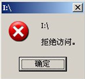 u盘拒绝访问