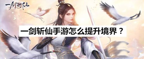 一剑斩仙怎么提升境界？