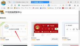 YY浏览器怎么更换皮肤