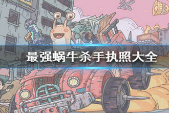 最强蜗牛杀手执照有哪些 杀手执照汇总一览