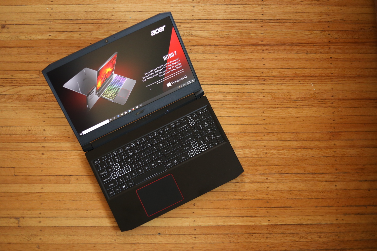 带有RTX显卡的Acer Nitro 7的动手实践