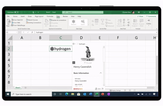 Microsoft Excel电子表格现在可以自定义实时数据