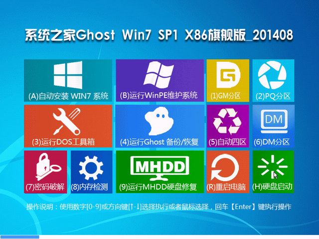 系统之家Ghost Win7 SP1 x86旗舰装机版 2014.08-1