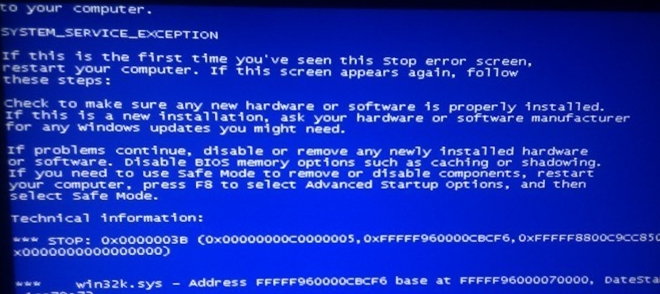 蓝屏错误代码win32k.sys