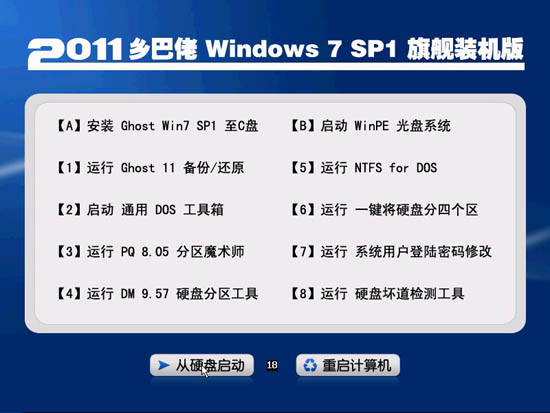 乡巴佬 GHOST_WIN7_SP1 装机版旗舰版（32位）V2015.05-2