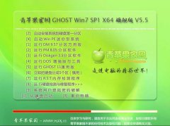 青苹果家园 GHOST_Win7_SP1_x64 旗舰版 青苹果家园64位系统