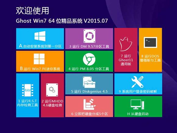 Ghost Win7 64位精品装机系统 2015.08_Ghost Win7 64位下载1