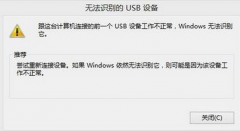USB设备插入雨林木风Win7系统提示“无法识别”怎么办