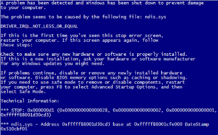 win7系统玩游戏蓝屏