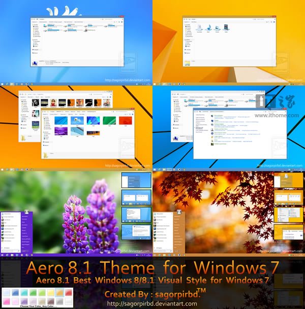win7仿win8.1主题 让Win7系统也拥有Win8主题风格的攻略