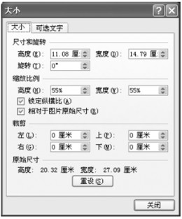 Word2007如何调整图片大小(1)