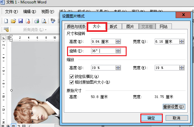 Word2003图片旋转如何设置(4)