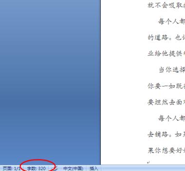word2007中如何查看字数(5)