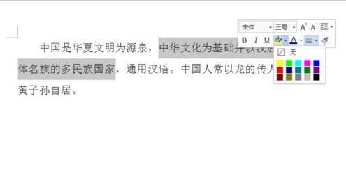 word2007给文字加底色的方法(4)