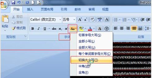 word2007只能输入大写字母怎么办_Word2007教程(3)