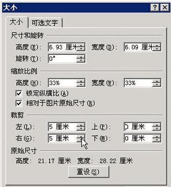 word2007怎么裁剪插入的图片_Word2007教程(4)