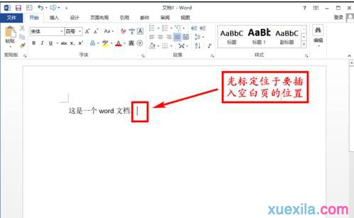 word插入空白页(1)