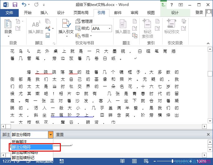 word尾注横线怎么删除(2)