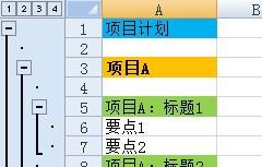 excel制作多级分组显示图表的方法教程(10)
