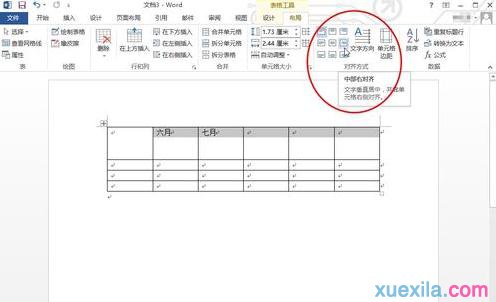 表格文字居中怎么设置(4)