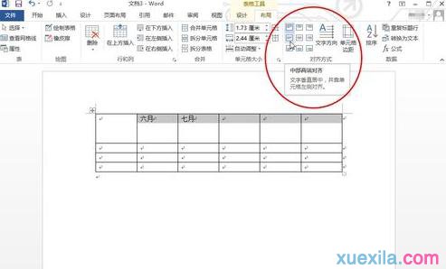 表格文字居中怎么设置(2)