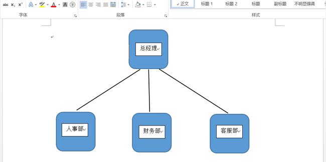 word组织结构图如何设置(7)