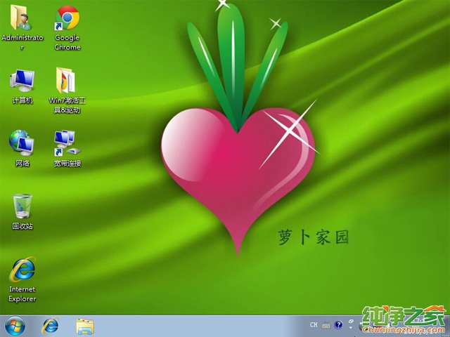 新萝卜家园win7之家纯净版32位最新系统(1)