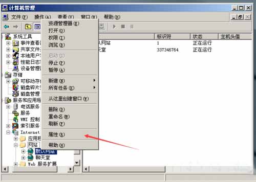 XP系统IIS默认网站无法启动