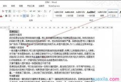 word建立新样式的方法