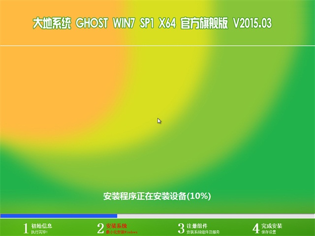 大地系统64位win7旗舰版(3)