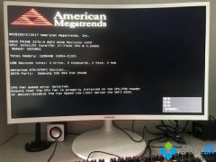 深度技术windows7提示cpu fan speed error detected的解决方法