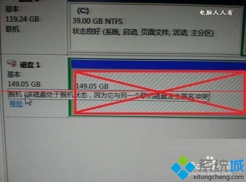 磁盘处于脱机状态(3)