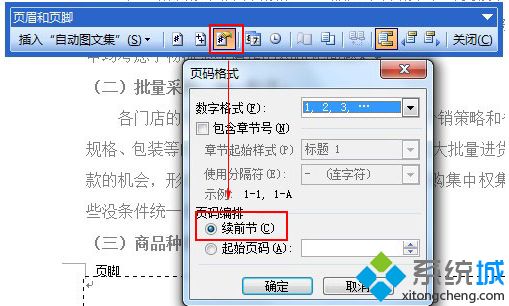 word文档页码不连续页码(2)