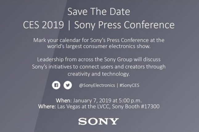 索尼宣布将参展CES 2019发布新品：Xperia XA3/XA3 Ultra有戏