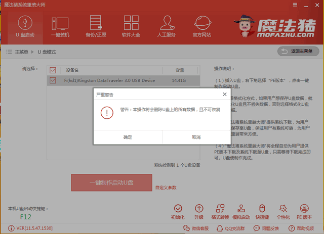 魔法猪系统重装大师u盘重装系统教程(3)
