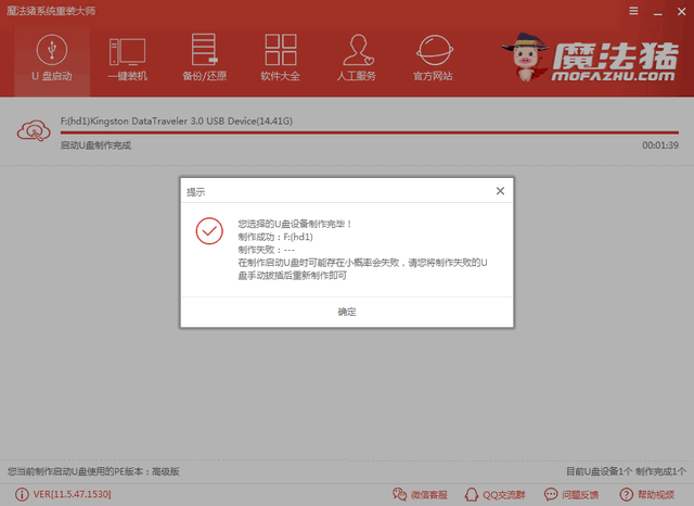 魔法猪系统重装大师u盘重装系统教程(5)
