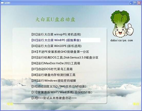 简单实用大白菜U盘安装原版Win7系统教程(1)