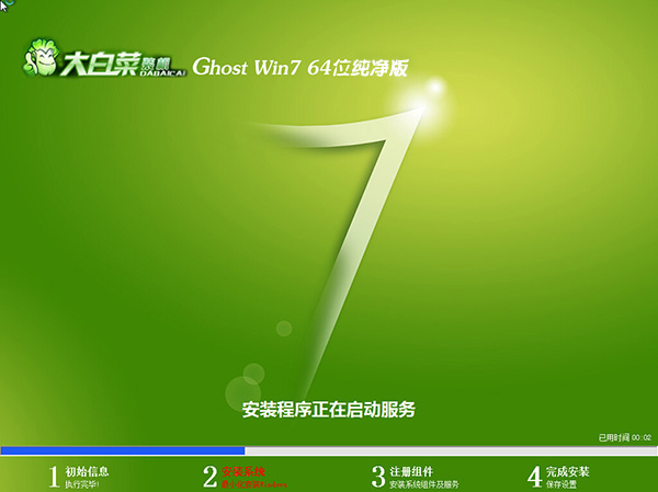 大白菜U盘装系统专用windows7纯净旗舰版下载(1)