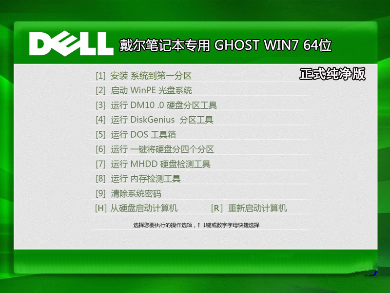 戴尔笔记本windows7系统专用下载