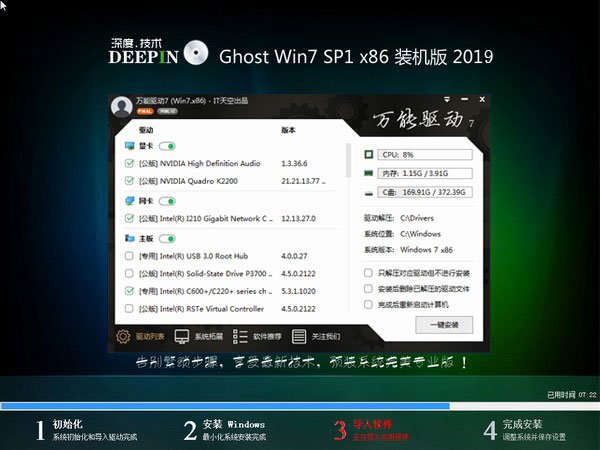 win7旗舰版深度技术32位下载以及安装(1)