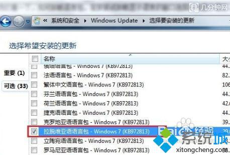 windows7系统中安装语言包的详细步骤(4)