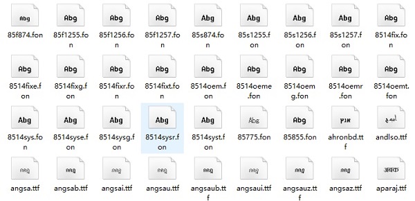 windows7系统字体下载完整版