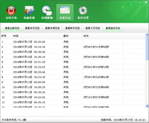 win7系统PC6定时关机软件官方版(4)