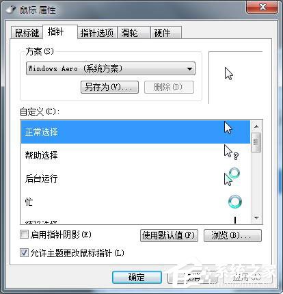 Win7系统的鼠标设置在哪里(4)